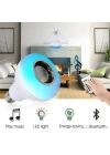 Helios Uzaktan Kumandalı Bluetooth Hoparlörlü RGB Led Ampul