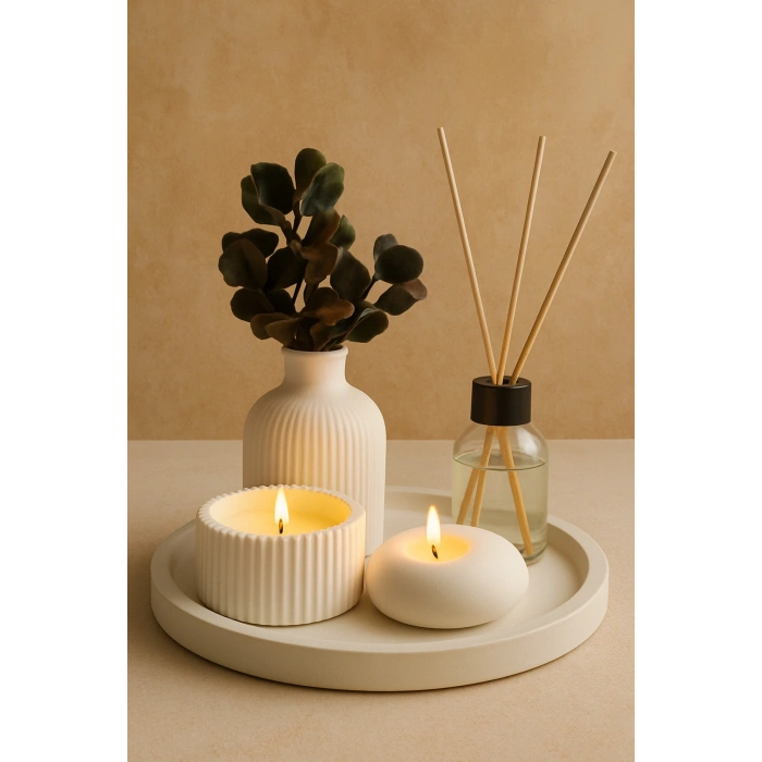 Special Dekoratif 5 li (Tealight Mum Hediyemizdir. Bitkiler Dahil Değildir)