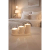 Minimal 3lü Dekoratif Mum Seti (Tepsi ve 3 Adet Tealight Mum Dahildir)