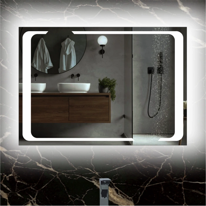 LAZER KUMLAMALI LEDLİ AYNA