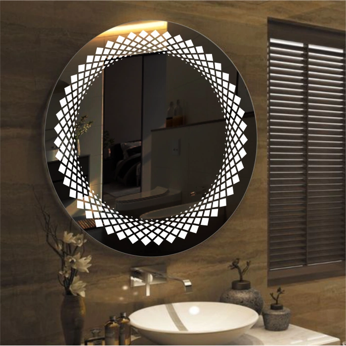 LAZER KUMLAMALI LEDLİ AYNA