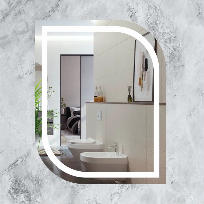 LAZER KUMLAMALI LEDLİ AYNA