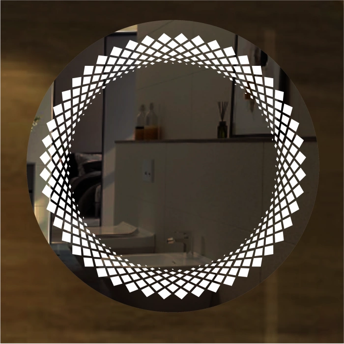 LAZER KUMLAMALI LEDLİ AYNA