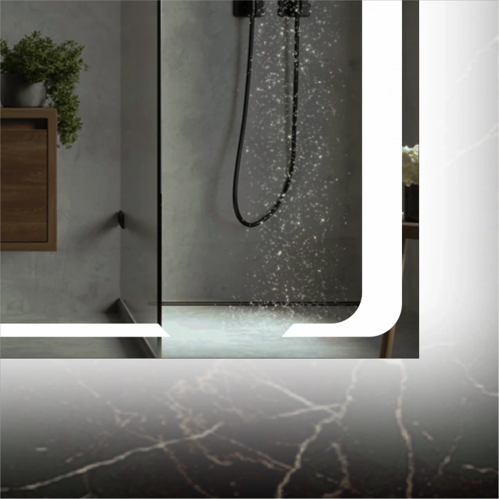 LAZER KUMLAMALI LEDLİ AYNA