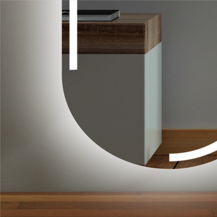 LAZER KUMLAMALI LEDLİ OVAL AYNA