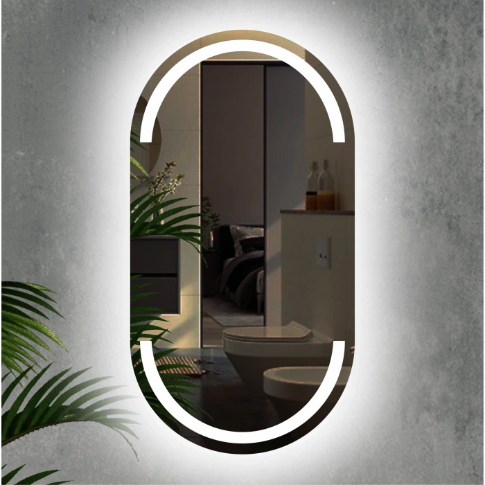 LAZER KUMLAMALI LEDLİ OVAL AYNA