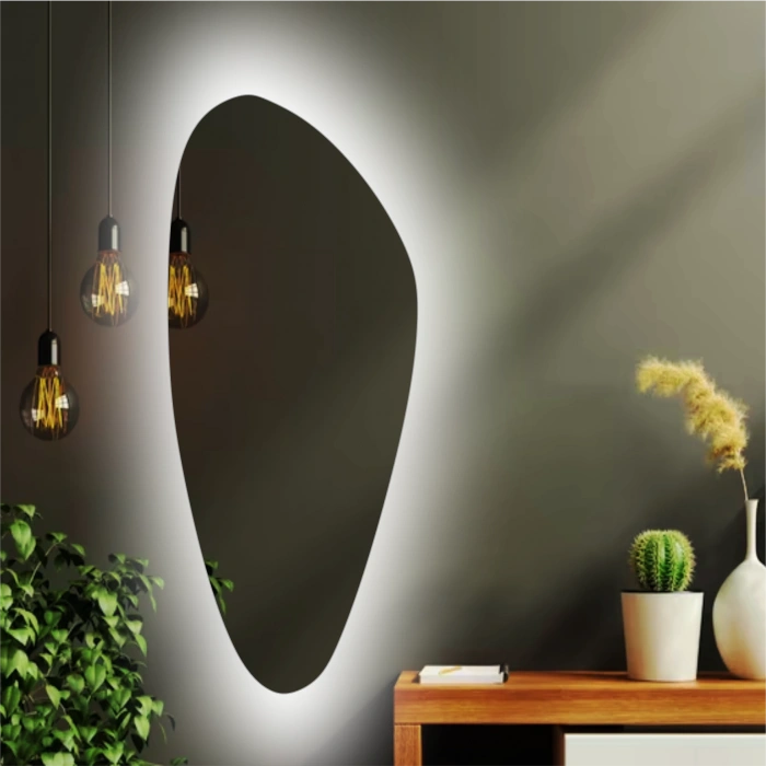 LED IŞIKLI ASİMETRİK BOY AYNASI