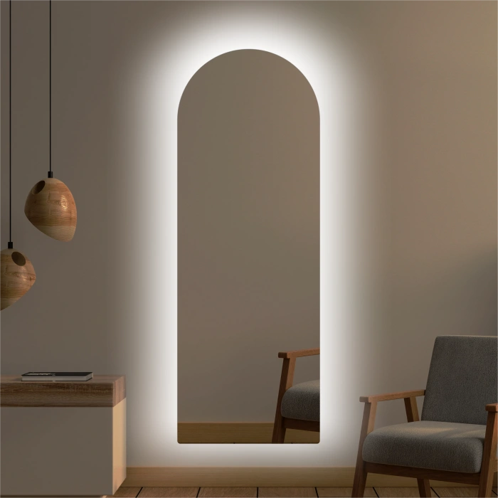 LED IŞIKLI OVAL BOY AYNASI