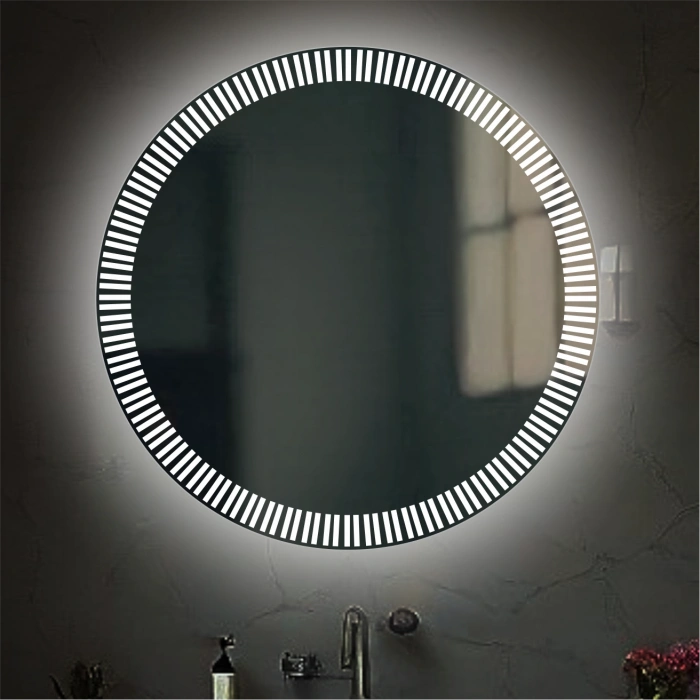 LASER SANDBLASTED LED MIRROR