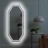 LASER SANDBLASTED LED MIRROR