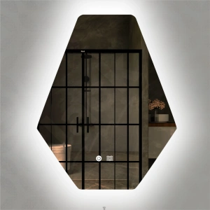 3 RENK IŞIK AYARLI DOKUNMATİK BUĞU ÖNLEYİCİ ASİMETRİK LEDLİ AYNA