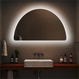 LED IŞIKLI YARIM DAİRE AYNA