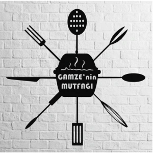 İSME ÖZEL MUTFAK DEKORU