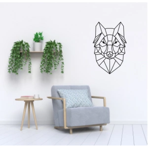 KURT TEMALI AHŞAP TABLO