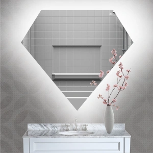 LED IŞIKLI ELMAS ŞEKLİ AYNA