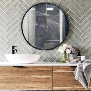 METAL ÇERÇEVELİ YUVARLAK AYNA