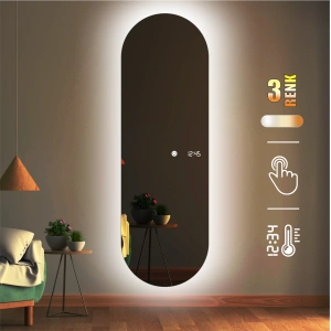 LED IŞIKLI OVAL BOY AYNASI