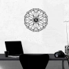 GEOMETRİK DESENLİ AHŞAP SAAT