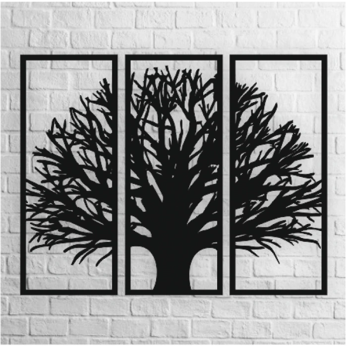 AĞAÇ TEMALI AHŞAP TABLO