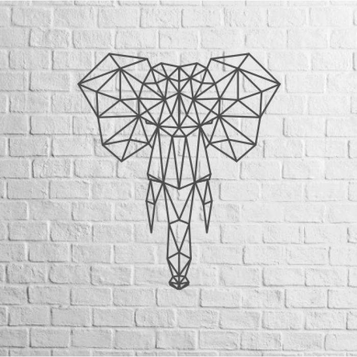 FİL TEMALI AHŞAP TABLO