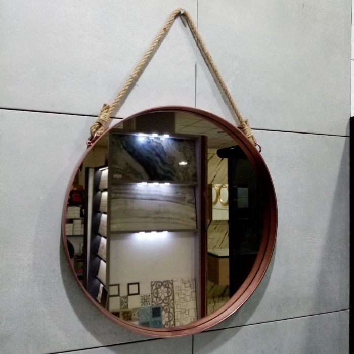 HALAT ASKILI METAL ÇERÇEVELİ AYNA