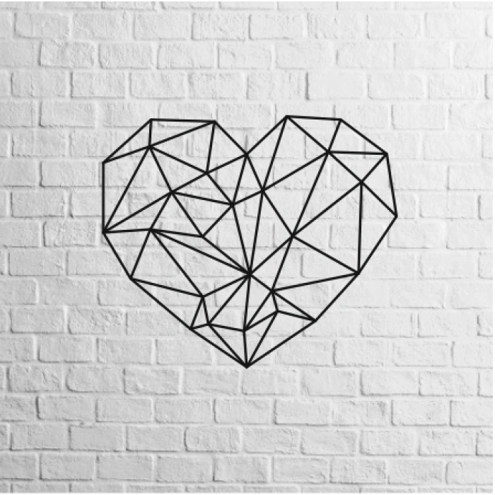 KALP TEMALI AHŞAP TABLO