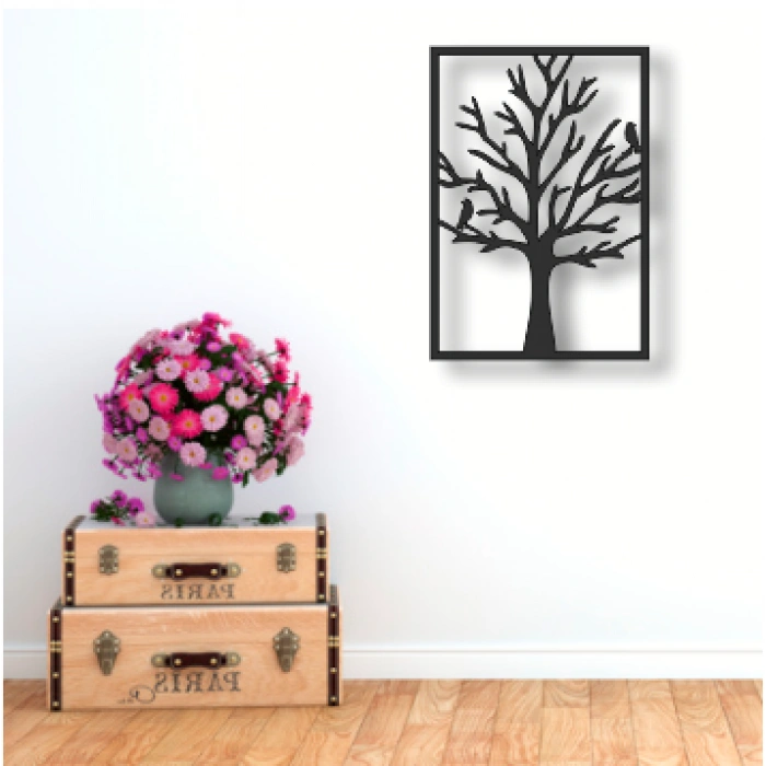 TEK AĞAÇ AHŞAP TABLO