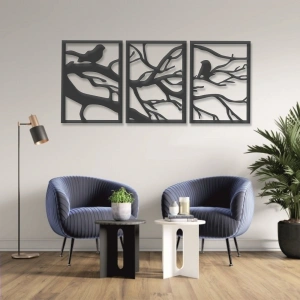 AĞAÇ TEMALI AHŞAP TABLO