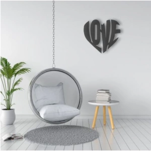 LOVE TEMALI AHŞAP TABLO