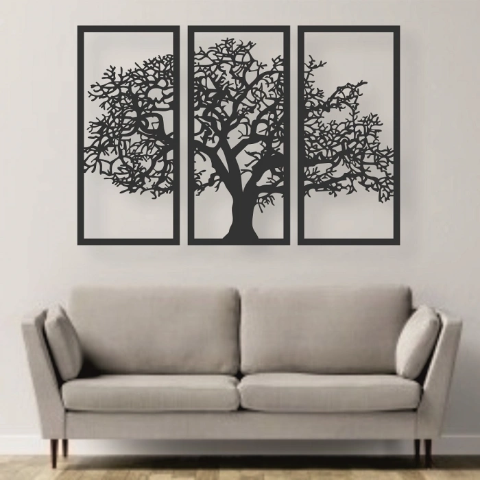 AĞAÇ TEMALI AHŞAP TABLO