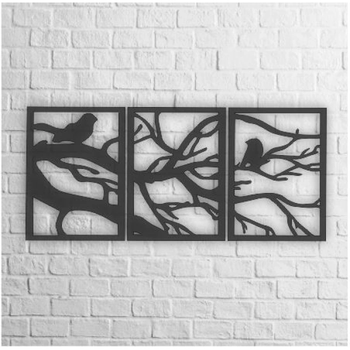 AĞAÇ TEMALI AHŞAP TABLO