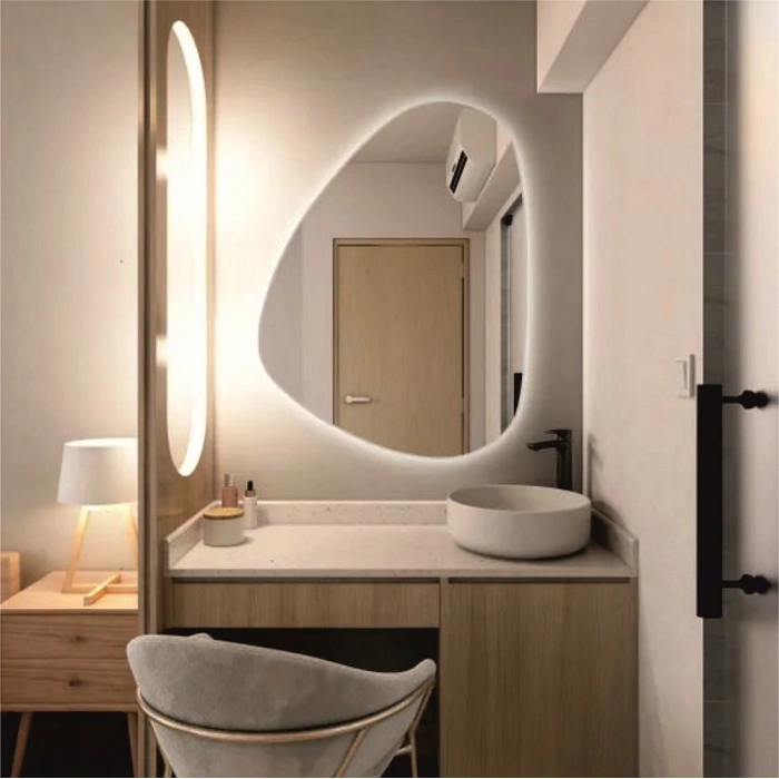 LED IŞIKLI ASİMETRİK AYNA