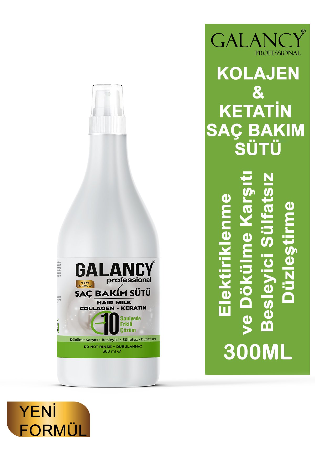Professional Collagen&Keratin Saç Bakım Sütü 300Ml
