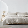 ECO COTTON DOĞA Ç.K NEVRESİM TAKIMI MÜSLİN BEJ 200X220 CM