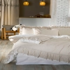 ECO COTTON LİSA Ç.K NEVRESİM TAKIMI FIRFIRLI BEJ 200X220 CM