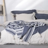 ECO COTTON MİLA Ç.K YATAK ÖRTÜSÜ MÜSLİN DOLGULU LACİVERT 240X260 CM