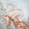 ECO COTTON SİMLA Ç.K PİKE SETİ %100 OR.PA JAKARLI KREM 220X240 CM