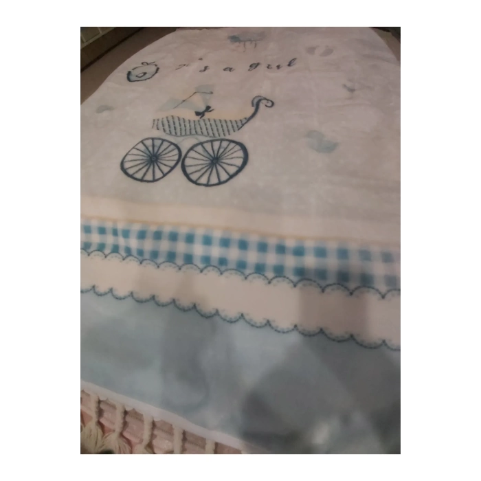 ÖZDİLEK BEBE MAVI BATTANİYE JOUETS 100*200