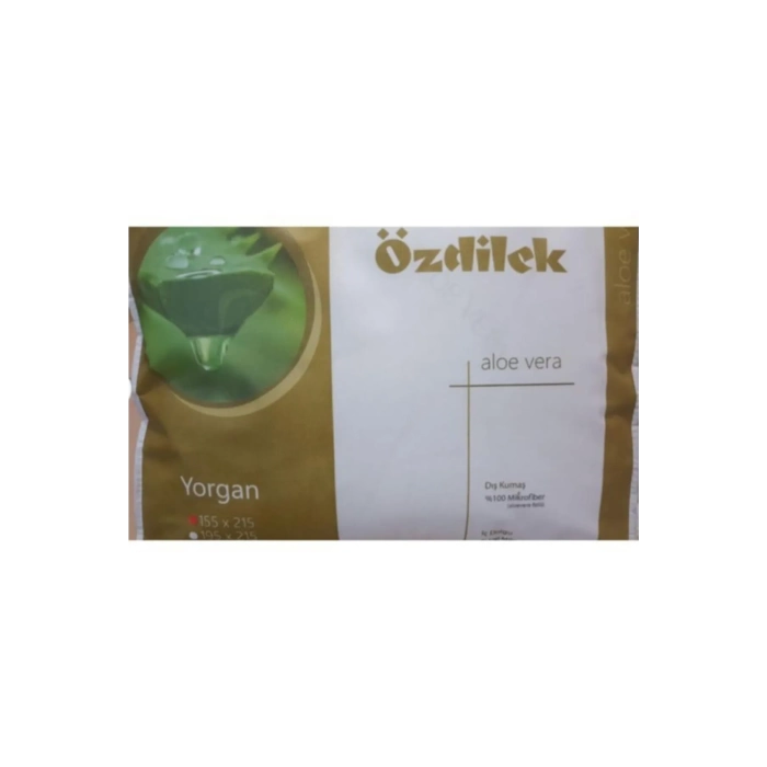 ÖZDİLEK YORGAN ALOEVERA 155X215 YENİ TEK KİŞİ