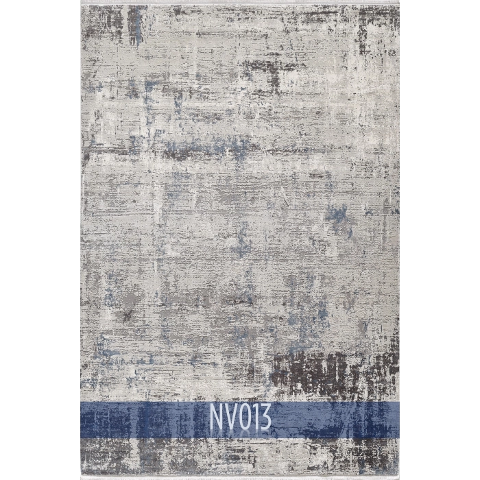 WOOLKNOT HALI NEVADA NV013 GRİ-MAVİ 160X230