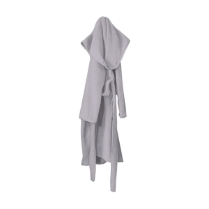 ECO COTTON ECOSOFT KADIN BORNOZ %100 ORGANİK PAMUK ARMÜRLÜ GRİ GRİ