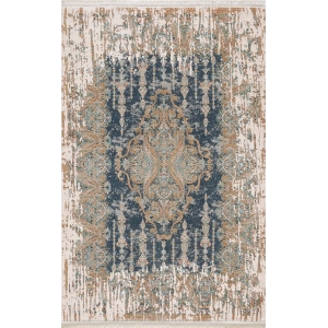 MAJOLİKA HALI LAILA LA09A KREM LACIVERT 160X230