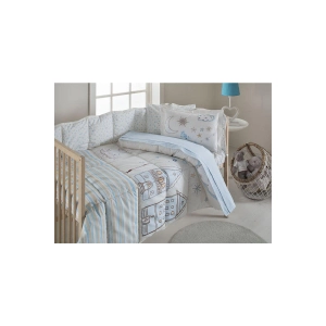 ÖZDİLEK UYKU SETİ BEBE MAVİ STELLA