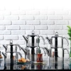 SCHAFER ADA METAL ÇAYDANLIK TAKIMI(ORTA)-4 PARÇA-INOX
