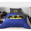 ÖZDİLEK NEVRESİM TAKIMI RANFORCE TEK KİŞİLİK MAVİ BATMAN BLUE (ÖZEL)