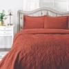 YATAK ÖRTÜSÜ SETİ FLAİR 230X250 KIREMİT