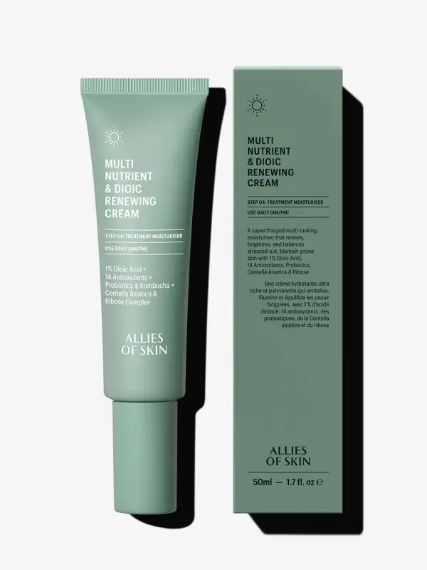 Обновляющий крем с диоевой кислотой Allies of Skin Multi Nutrient & Dioic Renewing Cream 50ml