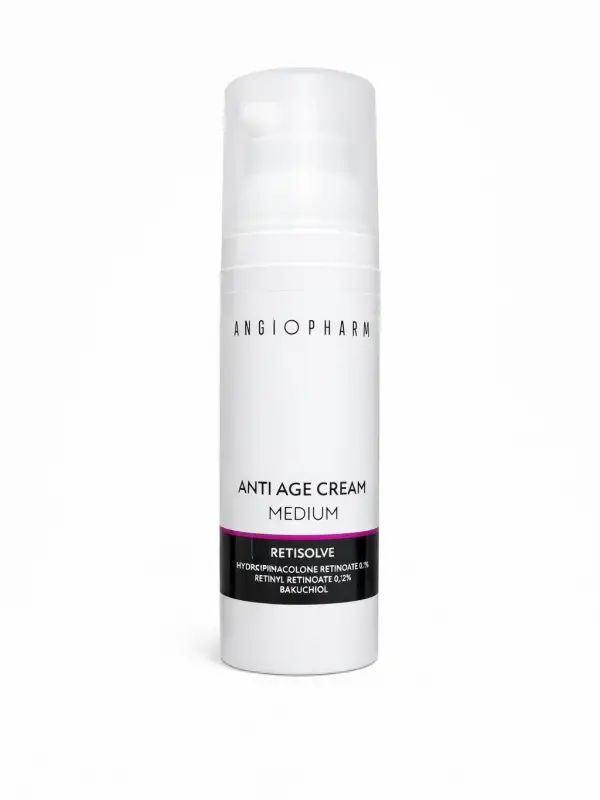 Angiopharm Anti Age Cream Medium – Retinoid Kompleksli Yenileyici Krem 50ml EXP 08/2027
