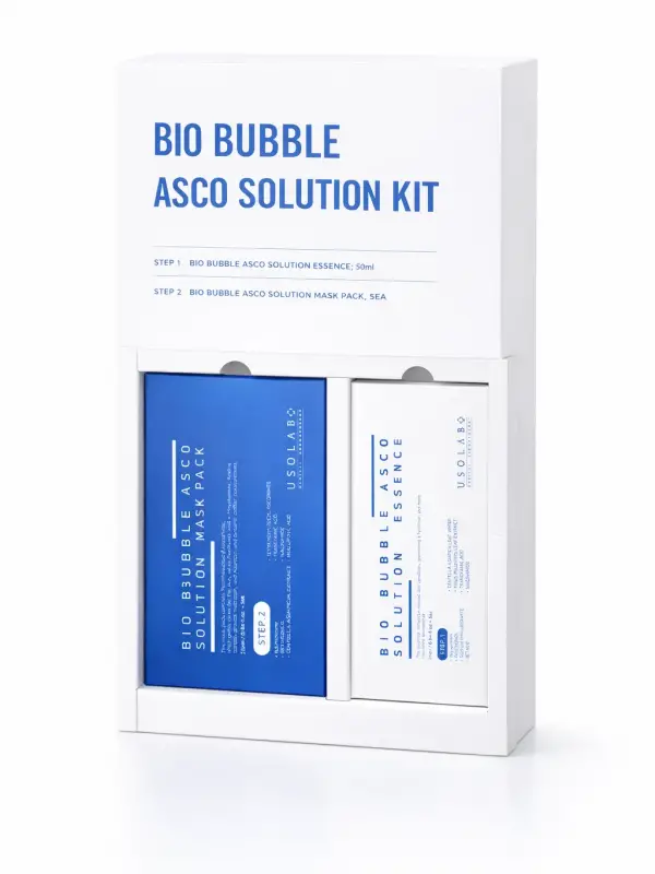 USOLAB Bio Bubble ASCO Solution Kit – Oksijen Kabarcıklı Profesyonel Bakım Seti 5/5 tane