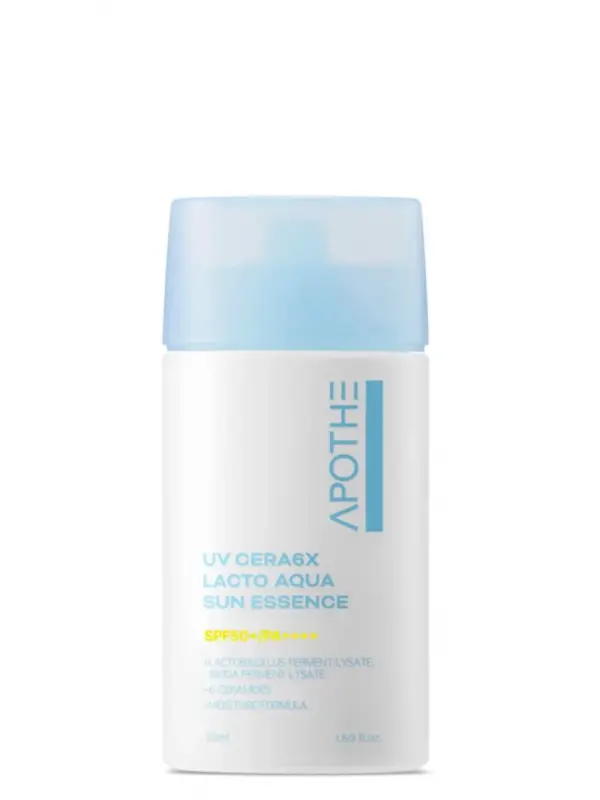 Apothe UV Cera6X Lacto Aqua Sun Essence SPF50+ PA++++ — это современный солнцезащитный крем
